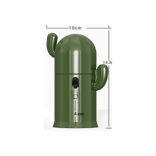 Tafit Ceramic Cactus-shaped Bwol & Water Bottle