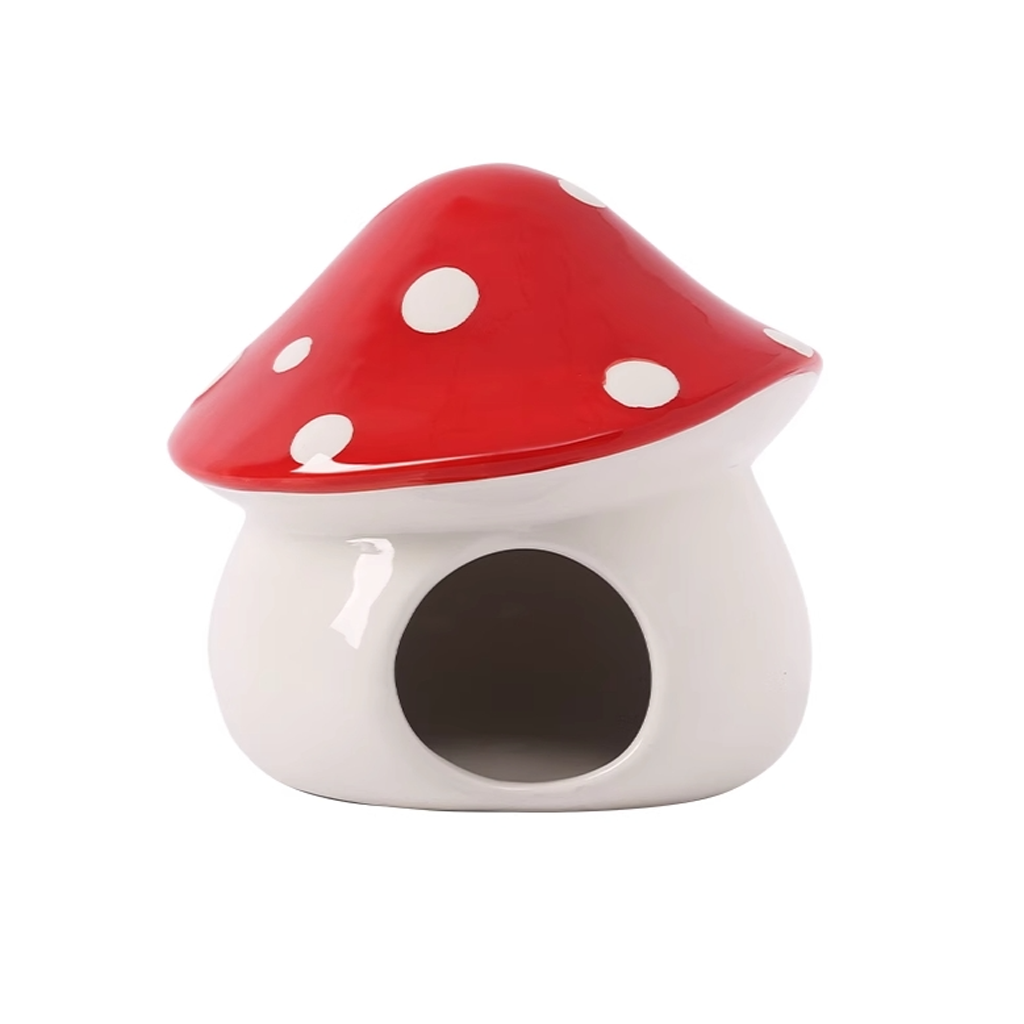 Tafit Ceramic Mushroom Hamster Hideout