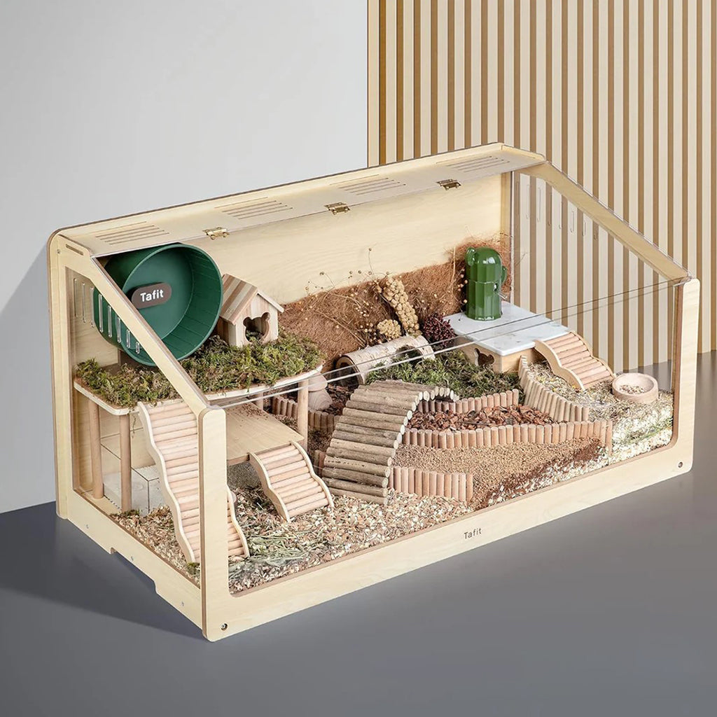 Tafit Large Wooden Hamster Cage