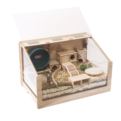 Tafit Large Wooden Hamster Cage