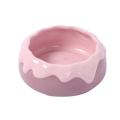 Tafit Ceramic Pudding-Shaped Food Bowl