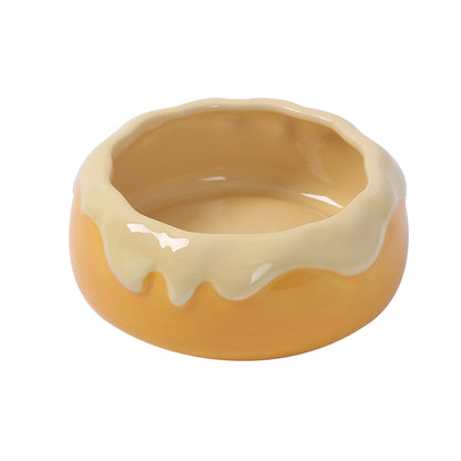 Tafit Ceramic Pudding-Shaped Food Bowl