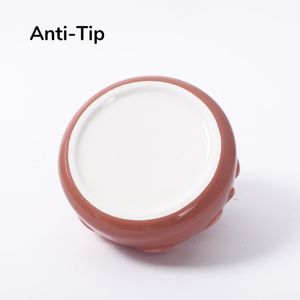 Tafit Ceramic Pudding-Shaped Food Bowl