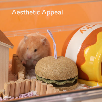 Tafit Burger-Shaped Hamster Toy