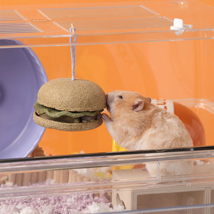 Tafit Burger-Shaped Hamster Toy