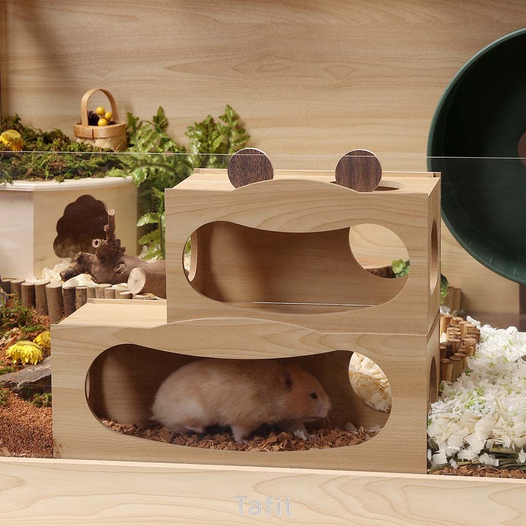 Tafit Wooden Crabby Hamster Tunnel