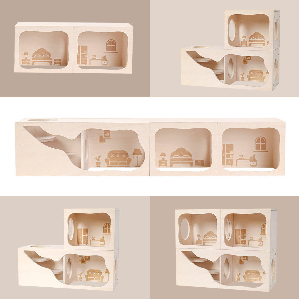 Tafit Wooden House Hamster Hideout